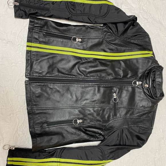 Wilsons Leather Ladies Motorcycle Jacket - Picture 6 of 7